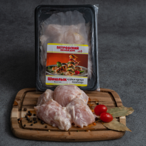 Шашлык из филе курицы в майонезе